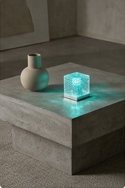 Wave Lamp, Wave Light Cube, Aurora Glow Lamp Crystal Night Light, Romantic Lamp for Room Decor, LED Wave Lights, Room Decor for Kids